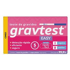 Teste de Gravidez - Gravtest (1 Teste+ 1 Copo Coletor)